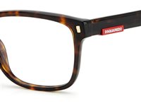 Montatura vista Dsquared Uomo D2 0007086/17 HAVANA55 - D2 0007086/17 HAVANA55